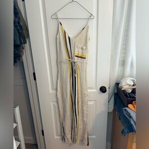 Ace & Jig Striped Maxi Dress with Tie Waist in XS